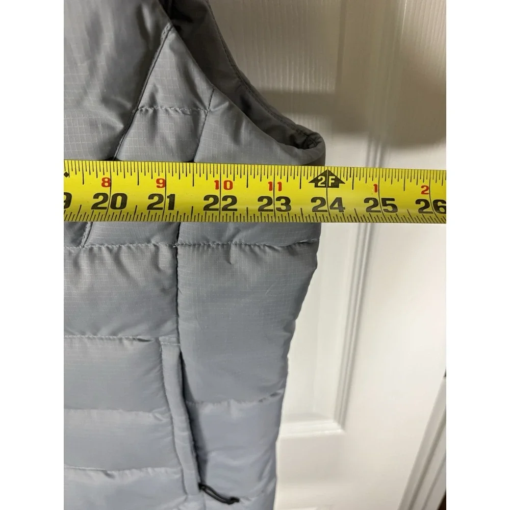 The North Face Aconcagua 2 Down Puffer Vest Mens Size L Large Gray 550 Fill